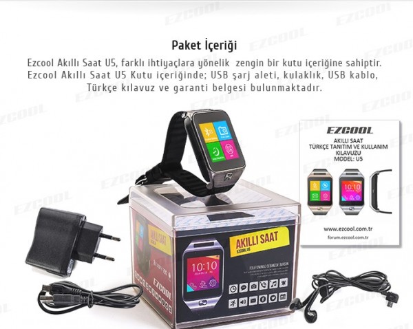 Ezcool U5 Akıllı Saat — ürün görseli 7