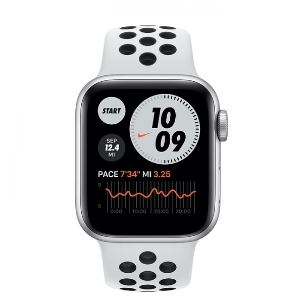 Apple Watch Nike SE Cellular (40mm) Gümüş Rengi Alüminyum Kasa ve Nike Spor Kordon Akıllı Saat (MKR43TU/A) — ürün görseli 2