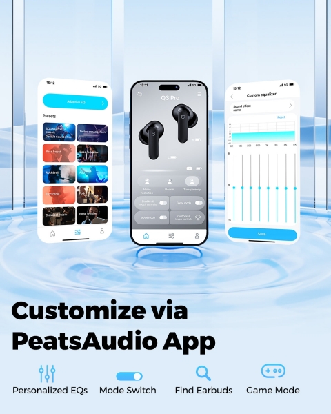 Soundpeats Q3 Pro Tam Kablosuz Kulaklık — ürün görseli 11