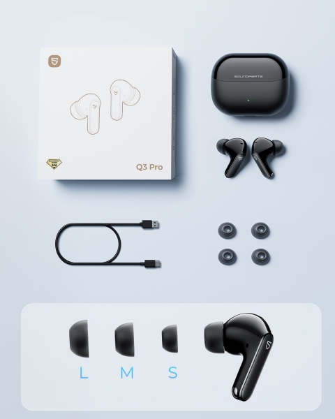 Soundpeats Q3 Pro Tam Kablosuz Kulaklık — ürün görseli 12