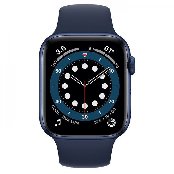 Apple Watch Series 6 (44mm) Mavi Alüminyum Kasa ve Spor Kordon Akıllı Saat — ürün görseli 2