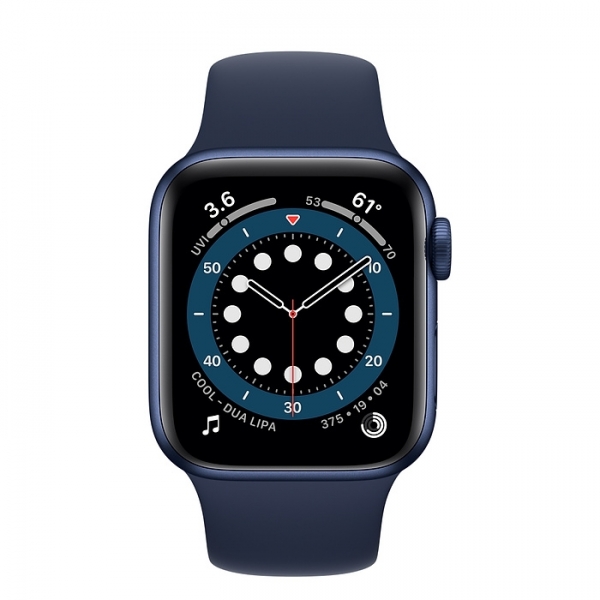 Apple Watch Series 6 (40mm) Mavi Alüminyum Kasa ve Spor Kordon Akıllı Saat — ürün görseli 2
