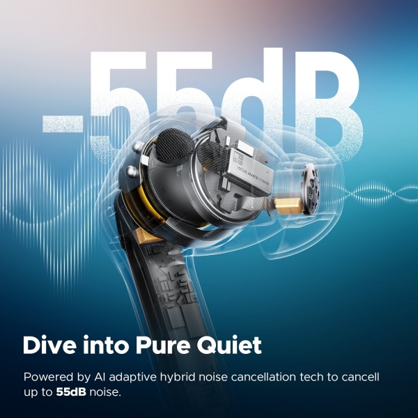 Soundpeats Air5 Pro Tam Kablosuz Kulaklık — ürün görseli 4