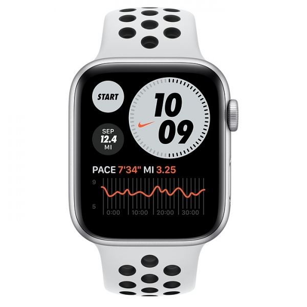 Apple Watch Nike SE (44mm) Gümüş Rengi Alüminyum Kasa ve Nike Spor Kordon Akıllı Saat — ürün görseli 2