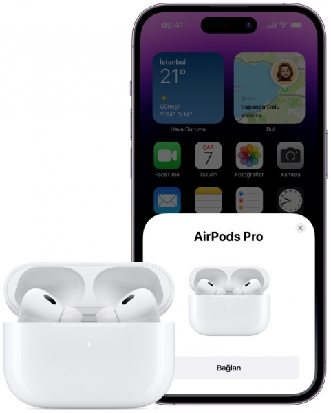 Apple AirPods Pro 2 Tam Kablosuz Kulaklık (MQD83TU/A) — ürün görseli 6
