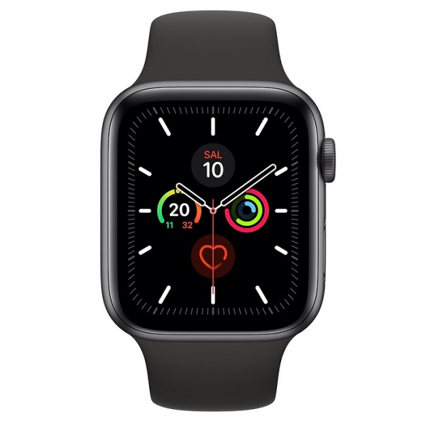 Apple Watch Series 5 (40mm) Uzay Grisi Alüminyum Kasa ve Spor Kordon Akıllı Saat (40 mm) — ürün görseli 2