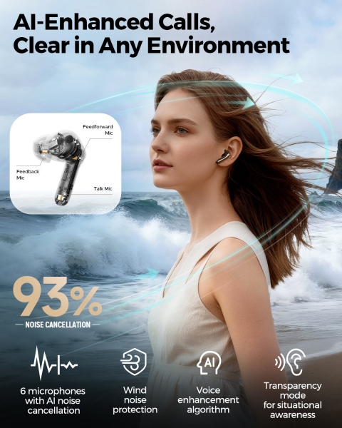 Soundpeats Air5 Pro+ Tam Kablosuz Kulaklık — ürün görseli 6