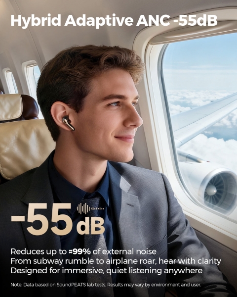 Soundpeats Air5 Pro+ Tam Kablosuz Kulaklık — ürün görseli 5