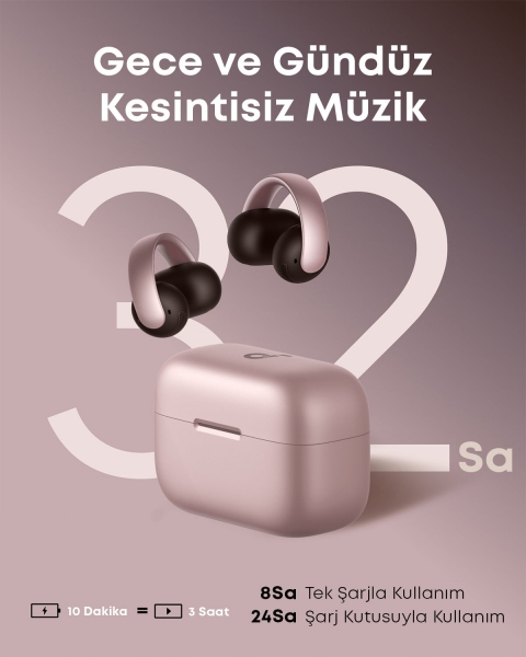 Anker Soundcore Aeroclip Tam Kablosuz Kulaklık — ürün görseli 6