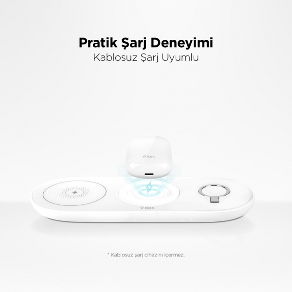 ttec AirBeat Lite 2 Tam Kablosuz Kulaklık (2KM137B) — ürün görseli 4