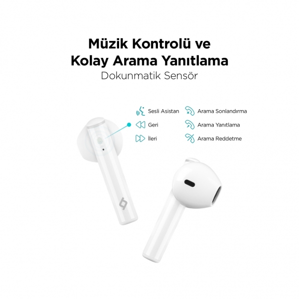 ttec AirBeat Lite 2 Tam Kablosuz Kulaklık (2KM137B) — ürün görseli 5
