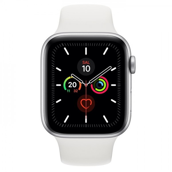 Apple Watch Series 5 (40mm) Gümüş Rengi Alüminyum Kasa ve Spor Kordon Akıllı Saat (40 mm) — ürün görseli 2