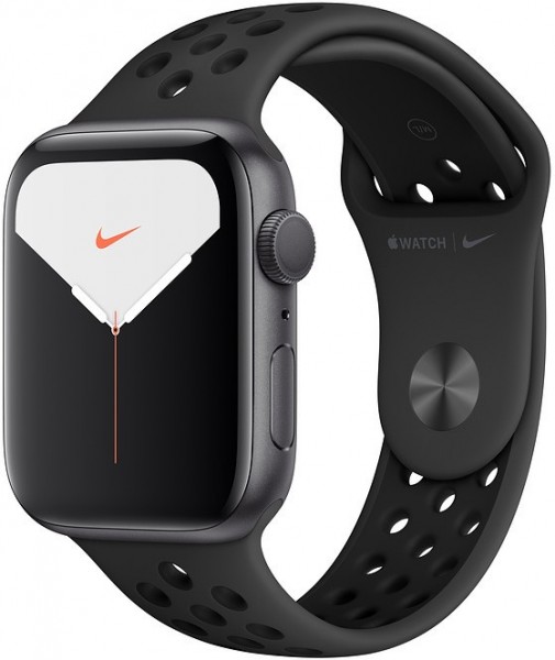 Apple Watch Nike Series 5 (44mm) Uzay Grisi Alüminyum Kasa ve Nike Spor Kordon Akıllı Saat (44 mm)
