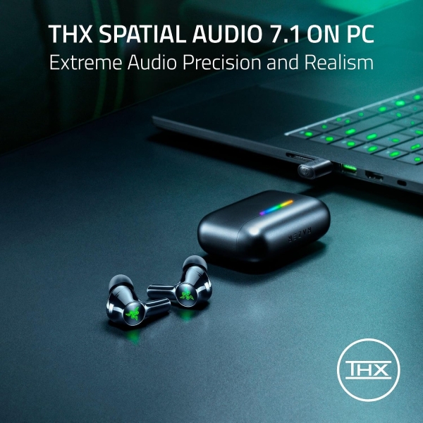 Razer Hammerhead V3 HyperSpeed Tam Kablosuz Kulaklık (RZ12-05610100-R3) — ürün görseli 8