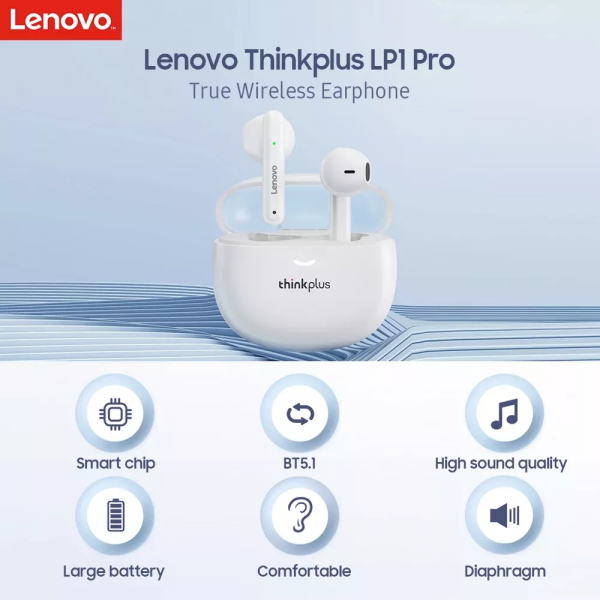 Lenovo ThinkPlus LP1 Pro Tam Kablosuz Kulaklık — ürün görseli 4