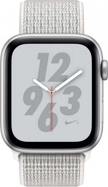 Apple Watch Nike+ Series 4 (44 mm) Gümüş Rengi Alüminyum Kasa ve Zirve Beyazı Nike Spor Loop Akıllı Saat — ürün görseli 2