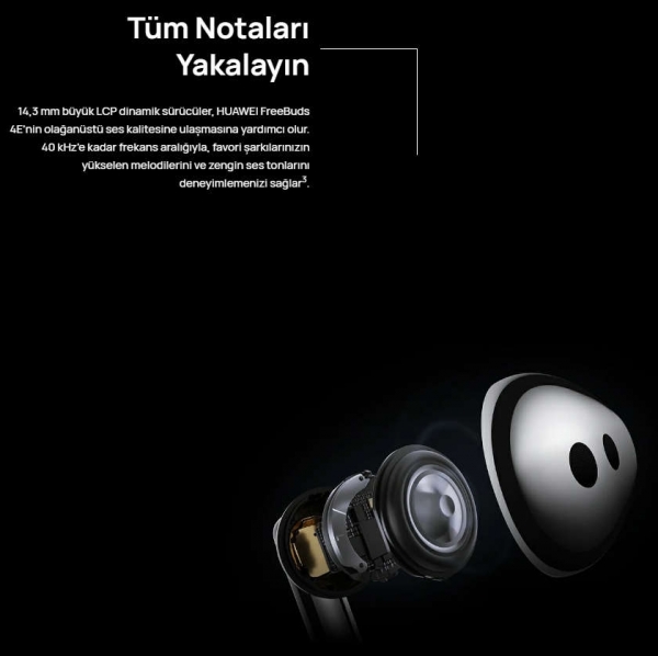 Huawei FreeBuds 4E Tam Kablosuz Kulaklık — ürün görseli 8
