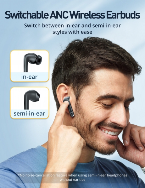 TaoTronics Wireless Earbuds BH1118 Tam Kablosuz Kulaklık (TT-BH1118) — ürün görseli 7
