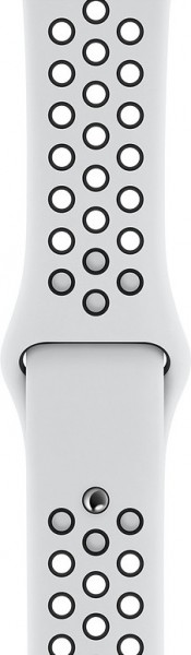 Apple Watch Nike+ Series 4 (44 mm) Gümüş Rengi Alüminyum Kasa ve Saf Platin/Siyah Nike Spor Kordon Akıllı Saat — ürün görseli 3
