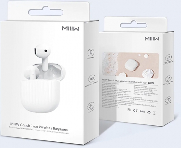 Xiaomi MIIIW Conch W200 Tam Kablosuz Kulaklık (MWTW04) — ürün görseli 2