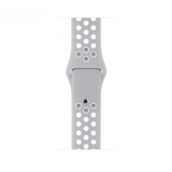 Apple Watch Nike+ Series 2 (42 mm) Gümüş Rengi Alüminyum Kasa ve Saf Platin/Beyaz Nike Spor Kordon Akıllı Saat — ürün görseli 3