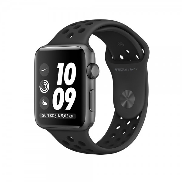 Apple Watch Nike+ Series 2 (42 mm) Uzay Grisi Alüminyum Kasa ve Antrasit/Siyah Nike Spor Kordon Akıllı Saat — ürün görseli 5