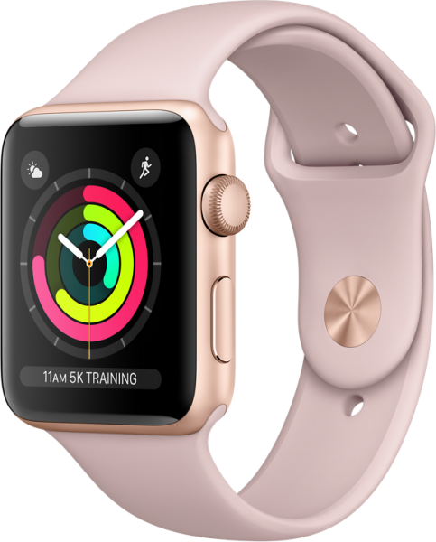 Apple Watch Series 3 42mm Alüminyum Kasa ve Spor Kordon Akıllı Saat — ürün görseli 3