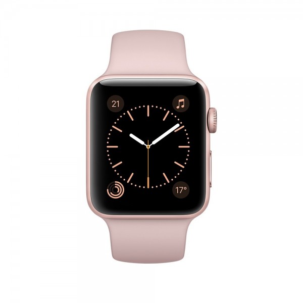 Apple Watch Series 2 (42 mm) Roze Altın Rengi Alüminyum Kasa ve Kum Pembesi Spor Kordon Akıllı Saat — ürün görseli 2