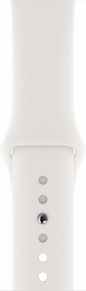 Apple Watch Series 4 (40 mm) Gümüş Rengi Alüminyum Kasa ve Beyaz Spor Kordon Akıllı Saat — ürün görseli 3