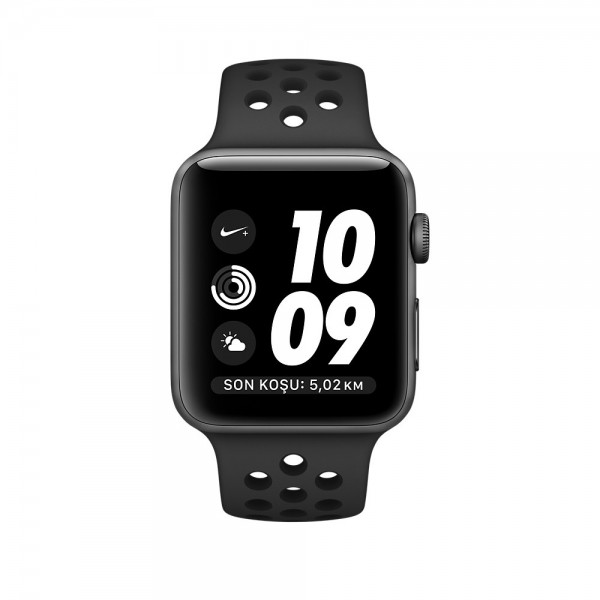 Apple Watch Nike+ Series 2 (38 mm) Uzay Grisi Alüminyum Kasa ve Antrasit/Siyah Nike Spor Kordon Akıllı Saat — ürün görseli 2