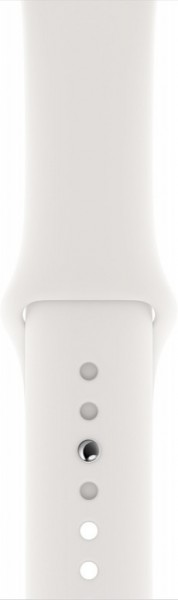 Apple Watch Series 4 (44 mm) Gümüş Rengi Alüminyum Kasa ve Beyaz Spor Kordon Akıllı Saat — ürün görseli 3