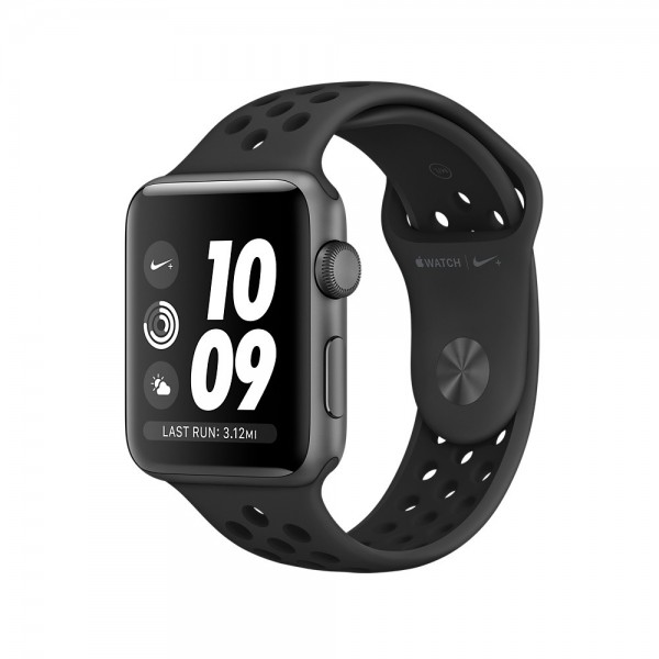 Apple Watch Nike+ Series 3 GPS (42 mm) Uzay Grisi Alüminyum Kasa ve Antrasit/Siyah Nike Spor Kordon Akıllı Saat — ürün görseli 2
