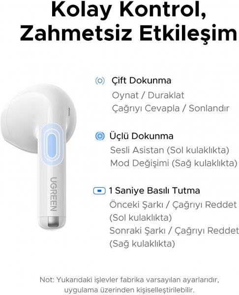 Ugreen LightBuds H5 Pro Tam Kablosuz Kulaklık — ürün görseli 4