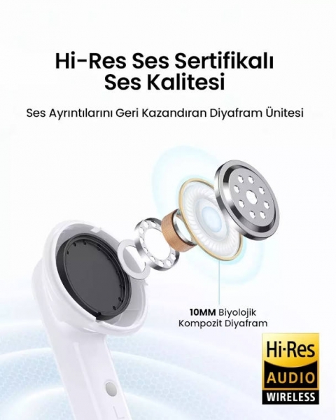 Ugreen HiTune T6 Magic Tam Kablosuz Kulaklık — ürün görseli 4