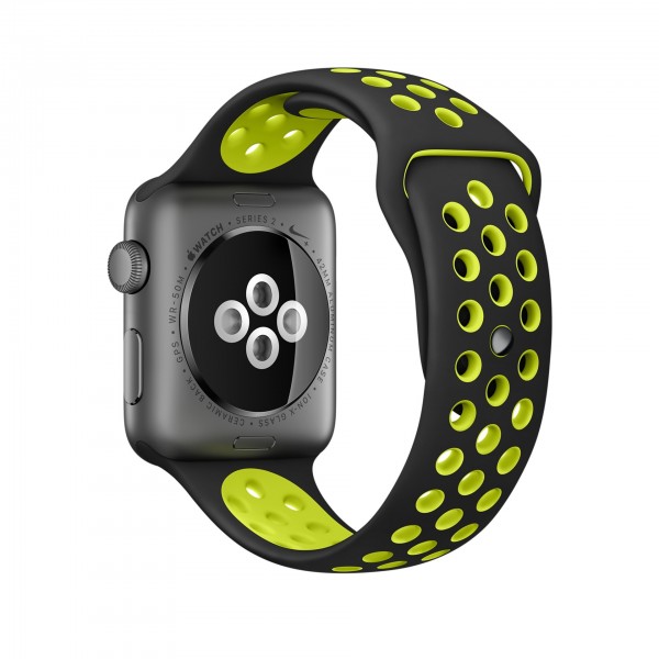 Apple Watch Nike+ Series 2 (42 mm) Uzay Grisi Alüminyum Kasa ve Siyah/Volt Nike Spor Kordon Akıllı Saat — ürün görseli 4