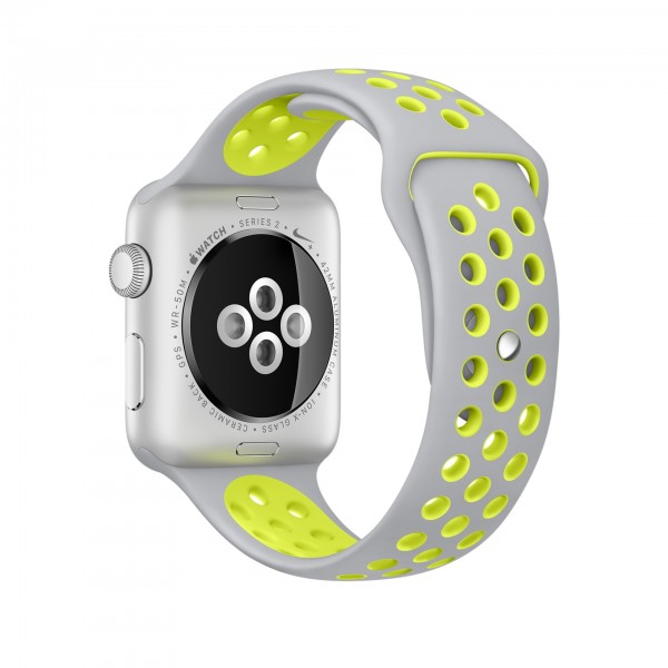 Apple Watch Nike+ Series 2 (38 mm) Gümüş Rengi Alüminyum Kasa ve Mat Gümüş/Volt Nike Spor Kordon Akıllı Saat — ürün görseli 5