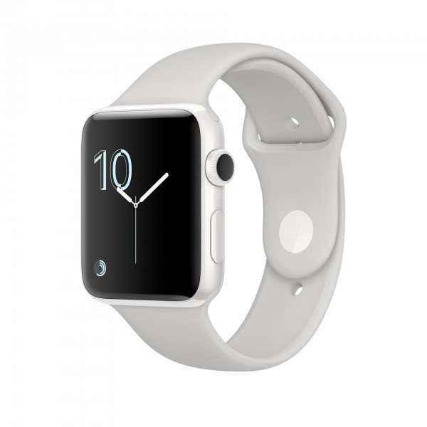 Apple Watch Edition Series 2 (38 mm) Beyaz Seramik Kasa ve Bulut Beyazı Spor Kordon Akıllı Saat — ürün görseli 2