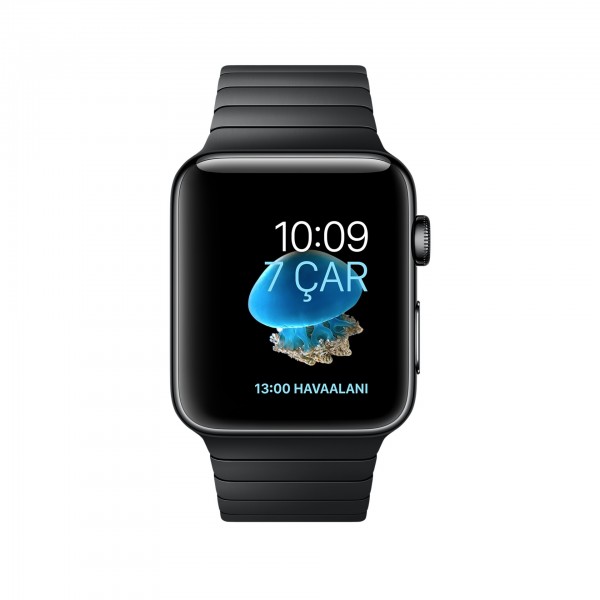 Apple Watch Series 2 (42 mm) Uzay Siyahı Paslanmaz Çelik Kasa ve Baklalı Model Uzay Siyahı Bilezik Akıllı Saat — ürün görseli 2