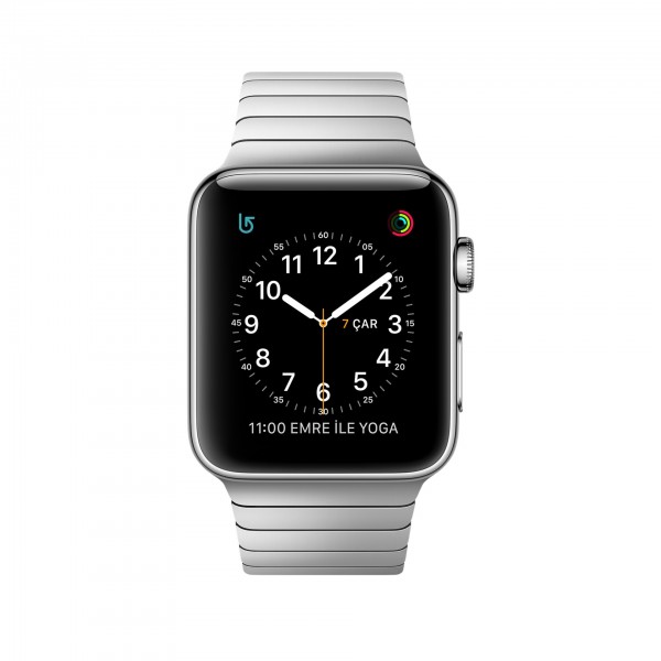 Apple Watch Series 2 (38 mm) Paslanmaz Çelik Kasa ve Baklalı Model Bilezik Akıllı Saat — ürün görseli 2