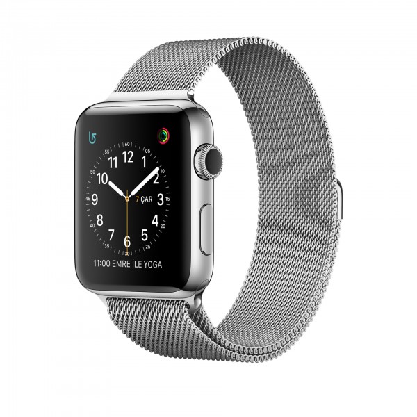 Apple Watch Series 2 (38 mm) Paslanmaz Çelik Kasa ve Milano Loop Akıllı Saat — ürün görseli 4