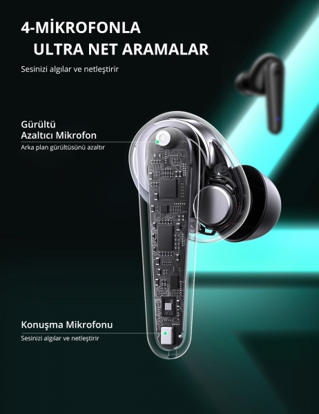 Ugreen HiTune T1 Tam Kablosuz Kulaklık — ürün görseli 3