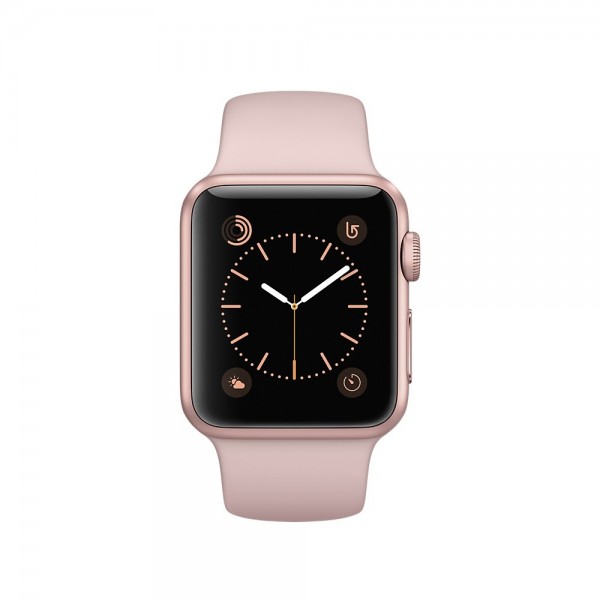 Apple Watch Series 2 (38 mm) Roze Altın Rengi Alüminyum Kasa ve Kum Pembesi Spor Kordon Akıllı Saat — ürün görseli 2