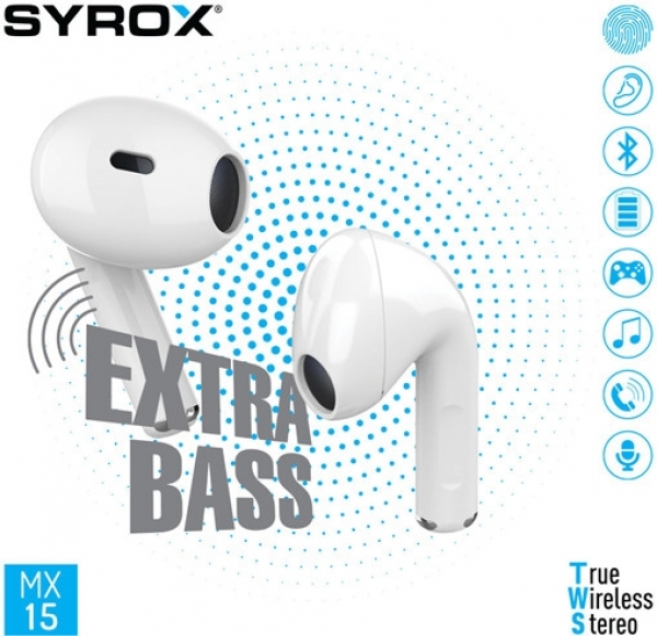 Syrox MX15 Tam Kablosuz Kulaklık — ürün görseli 2