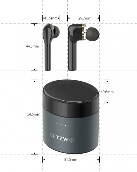 BlitzWolf BW-FYE8 Tam Kablosuz Kulaklık — ürün görseli 2