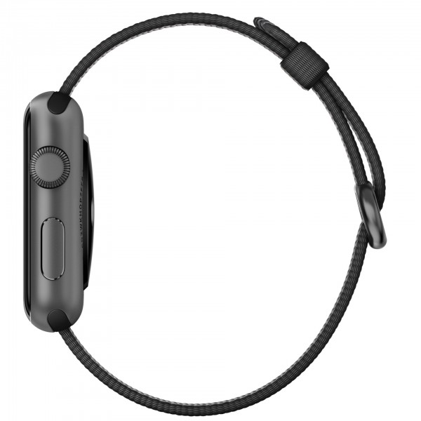 Apple Watch Sport (42 mm) Uzay Grisi Alüminyum Kasa ve Naylon Örme Siyah Kordon Akıllı Saat — ürün görseli 3