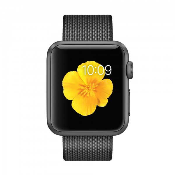 Apple Watch Sport (38 mm) Uzay Grisi Alüminyum Kasa ve Naylon Örme Siyah Kordon Akıllı Saat — ürün görseli 2