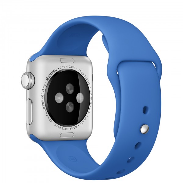 Apple Watch Sport (38 mm) Gümüş Rengi Alüminyum Kasa ve Kraliyet Mavisi Spor Kordon Akıllı Saat — ürün görseli 4