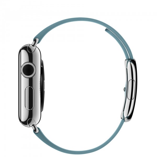 Apple Watch (38 mm) Paslanmaz Çelik Kasa ve Modern Tokalı Kutup Mavisi Kayış Akıllı Saat — ürün görseli 3