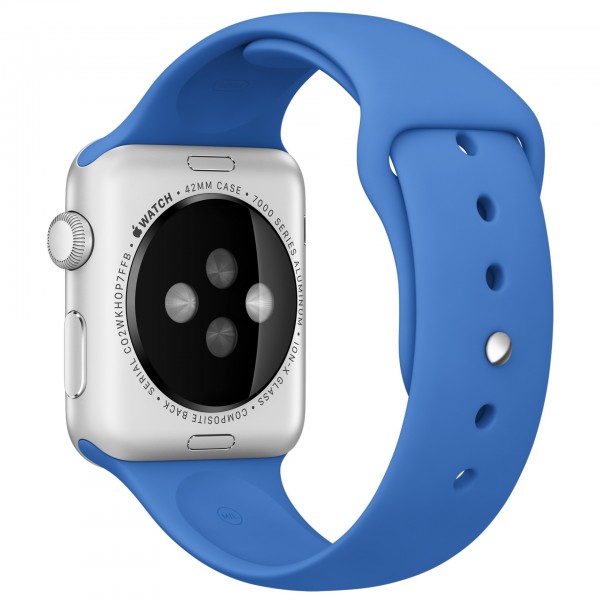 Apple Watch Sport (42 mm) Gümüş Rengi Alüminyum Kasa ve Kraliyet Mavisi Spor Kordon Akıllı Saat — ürün görseli 4