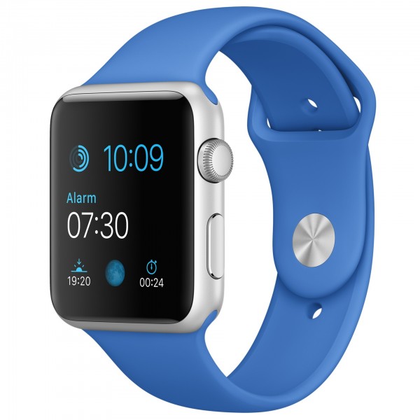 Apple Watch Sport (42 mm) Gümüş Rengi Alüminyum Kasa ve Kraliyet Mavisi Spor Kordon Akıllı Saat — ürün görseli 5